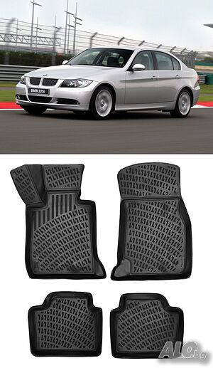 Гумени стелки RizLine съвместими с BMW 3 E90E91 04-13