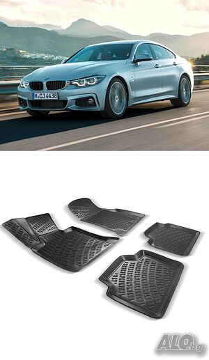 Гумени стелки RizLine съвместими с BMW 4 F32 14-19