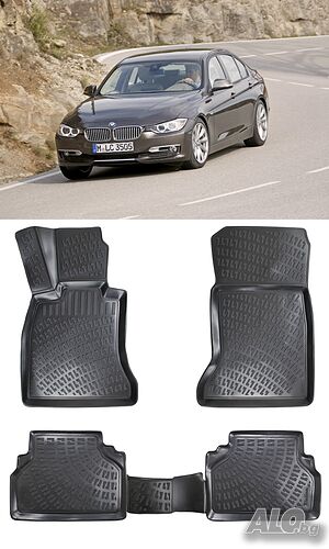 Гумени стелки Rizline съвместими с BMW Серия 5 2010-2013