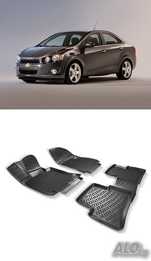 Гумени стелки RizLine съвместими с Chevrolet Aveo 2012-