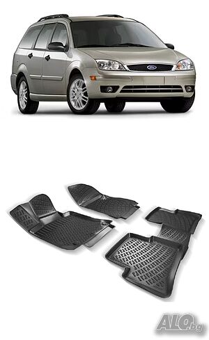 Гумени стелки RizLine съвместими с Ford Focus 1998-2007