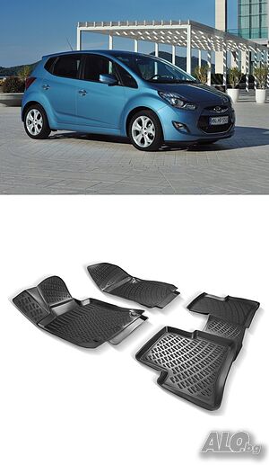 Гумени стелки RizLine съвместими с Hyundai iX20 2010 -