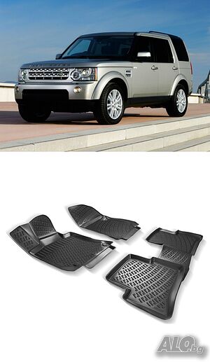 Гумени стелки RizLine съвместими с Land Rover Discovery IV 2009-2016
