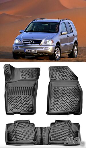 Гумени стелки RizLine съвместими с Mercedes-Benz ML W163