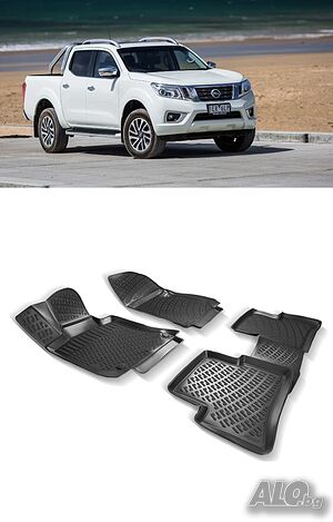 Гумени стелки RizLine съвместими с Nissan Navara 2014-