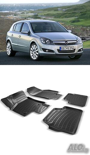Гумени стелки RizLine съвместими с Opel Astra H 2004-2010