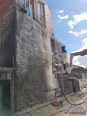 Изграждане и укрепване с торкрет бетон (пръскан бетон)
