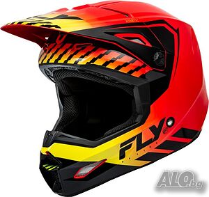 Мотокрос каска за мотор FLY RACING KINETIC MENACE RED M,L,2XL