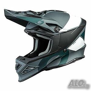 ТОП ЦЕНА Мотокрос каска ONEAL 8 GLITCH GREEN, S 55-56. см NEW