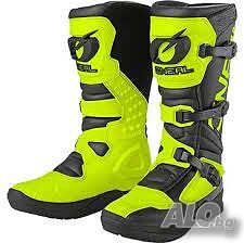 ПРОМОЦИЯ Ендуро мото ботуши ONEAL RSX Fluo/Black, всички протектори 48