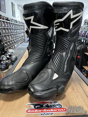 Мото Ботуши ALPINESTARS SMX PLUS white/black номер 48, като нови