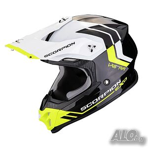 Мотокрос Каска SCORPION VX-16 EVO AIR Fusion Black-Neon Yellow