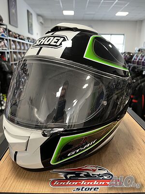 Mото каска SHOEI GT-AIR XL 61-62. см. вградени очила, като нова, плака