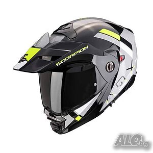 Отваряема Мото каска Scorpion ADX 2 Galane black Yellow M 57-58см