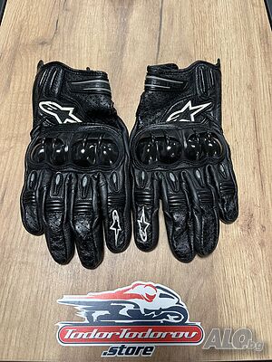 Koжени мото ръкавици ALPINESTARS SMX-1, размер S, оригинални