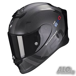 Мото каска Scorpion Exo R1 Evo Carbon Air Mg Matt Black Dark Silver