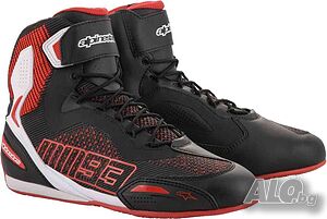 Мото боти Обувки ALPINESTARS ММ93 Faster-3 Rideknit Black Red White