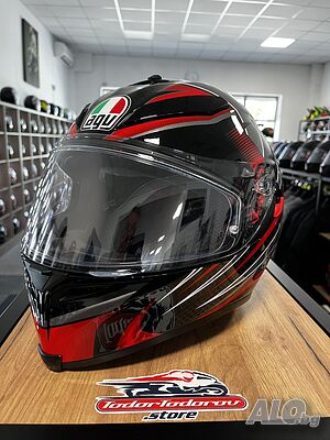 Мото каска за мотор AGV K5 HURICANE, размер L 59-60, вградени очила 293.18 лв. / 149.90 €