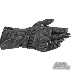 ПРОМОЦИЯ Кожени мото ръкавици за мотор ALPINESTARS SP-8 V3 AIR BLACK