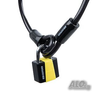Мото Кабел със закопчалка каска джанта OXFORD LK222 1800mm x 10mm