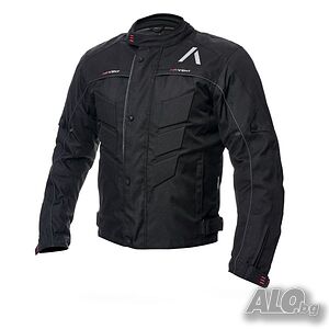 Текстилно мото яке ADRENALINE PYRAMID 2.0 BLACK, протектори, подплата