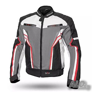 Текстилно мото яке за мотор ADRENALINE SOLA 2.0 BLACK/GREY/RED