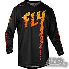 Детска мотокрос блуза FLY RACING F-16 Black/Yellow/Orange 2024