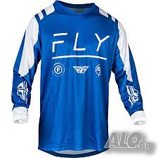 ТОП ЦЕНА Мотокрос блуза за мотор FLY RACING F-16 BLUE/WHITE