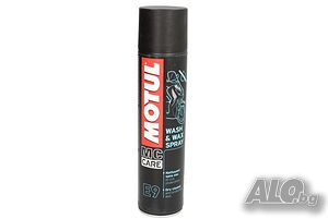 Препарат за сухо почистване Motul E9 Wash & Wax Spray
