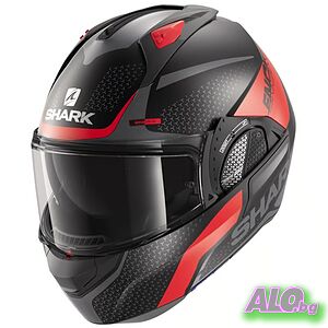 Отваряема мото каска SHARK EVO GT-ENCKE RED/BLACK,XL 61-62 см. NEW