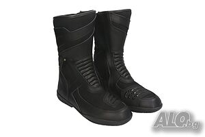 Турър Мото Ботуши ADRENALINE ATICCO BLACK, водоустойчиви протектори