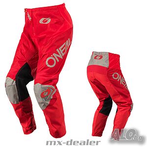 Мотокрос Брич Панталон O’Neal Matrix Ridewear Red/Gray, размер 32 М-L