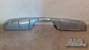 Спойлер добавка хром на задната броня за Mercedes Benz GL X166 /12-15г./ AMG