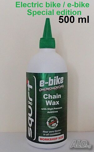 Squirt lube 500 ml e-bike най-добрата смазка за верига за електрически велосипед
