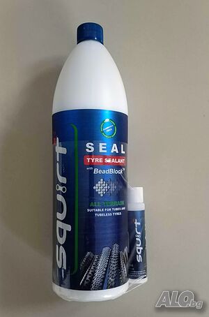 Squirt seal 1 л - най-добрата боза за запушване на безкамерни или вътрешни велосипедни гуми