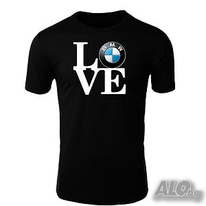 Мъжка тениска BMW LOVE