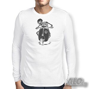 Мъжка тениска vespa zombie 1