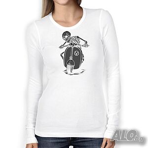 Дамска тениска vespa zombie 1