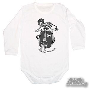 Бебешко боди vespa zombie 1