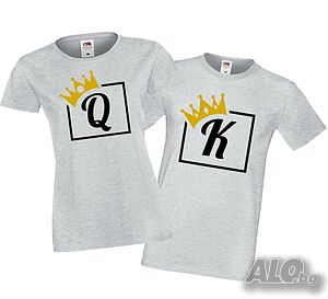 Tениски за влюбени Свети Валентин King Queen
