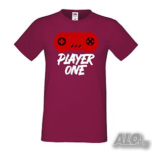 Мъжка тениска Player One ver1