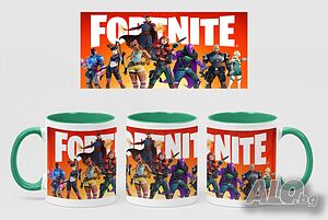 Чаша Fortnite Игра, Изненада. Подарък,