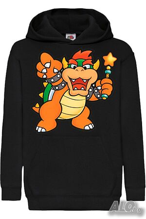 Детски Суитчър/Суитшърт Bowser, Игра, Подарък, Изненада, Забавление, Рожден Ден