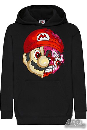 Детски Суитчър/Суитшърт Mario Zombie 5,Super Mario, Игра, Подарък, Изненада, Забавление, Рожден Ден
