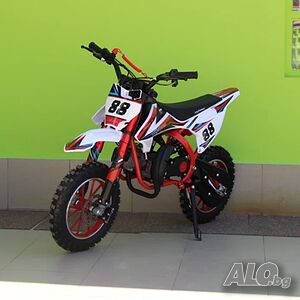Детски Кросов Мотор 50сс кубика RED с електрически стартер