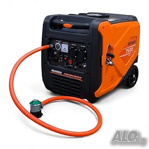 Генератор за ток на газ Bulpower 5.8 kW модел 7500iE монофазен инверторен