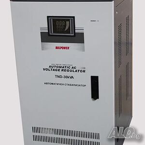 Автоматични Стабилизатори на ток и напрежение 30 kVA BULPOWER с LED дисплей трифазни