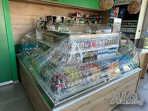 продавам ъглова отоворена хладилна витрина