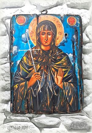 икона на Света Петка /Параскева, уникат, декупаж