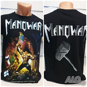 Нова детска тениска на музикалната група MANOWAR, С Гръб